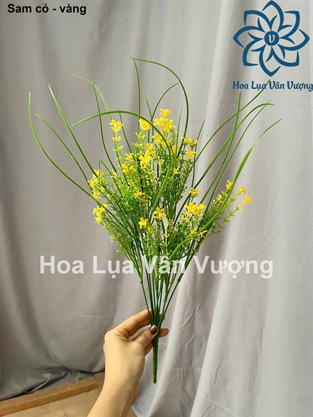 Sam cỏ - Hoa cành ngắn - Hoa Lụa Vân Vượng