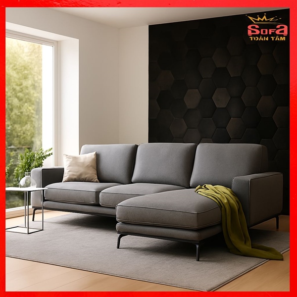 Sofa Góc Hiện Đại Toàn Tâm – Thiết Kế Tối Giản, Sang Trọng Chuẩn Châu Âu