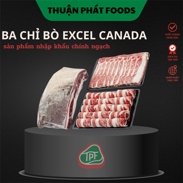 Ba chỉ bò tảng Excel Canada