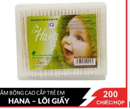 Bông tai Hana trẻ em hộp CN - 200c (lõi giấy)