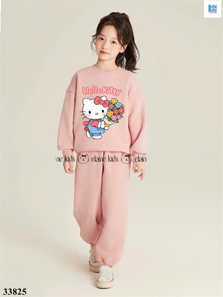 33825-Set bộ QD KITTY Hoa Elanie