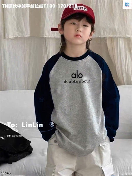 33843- Áo DT Alo xám