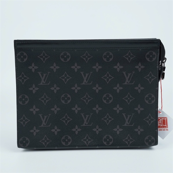 Túi LV Clutch hoa đen (TA4139) sz26 (MV) KG+