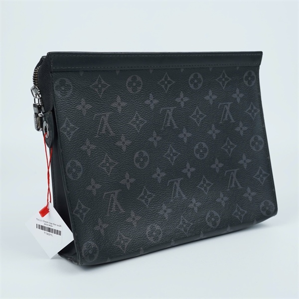 Túi LV Clutch hoa đen sz26 (MV) KG+