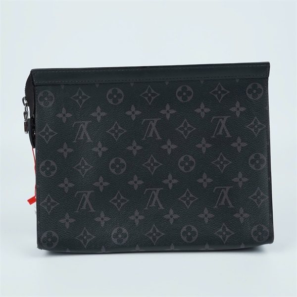 Túi LV Clutch hoa đen sz26 (MV) KG+