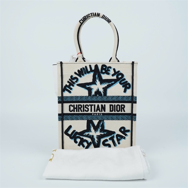 Túi Dior Tote nude in hình có lót form (50-MA-0231) sz20 (MV) KG+