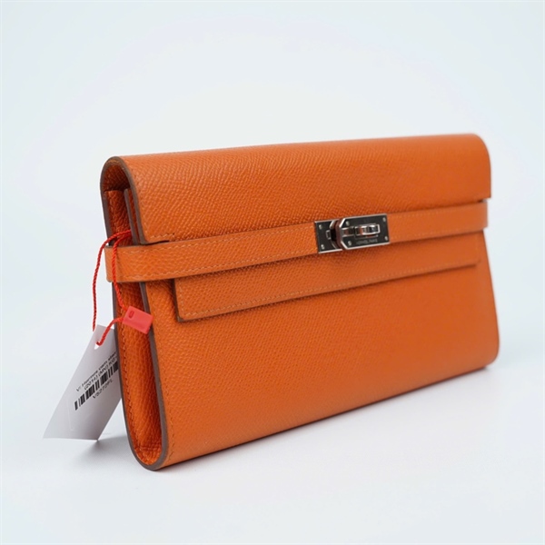 Ví Hermes cam stamp R(2014) (MV) KG+