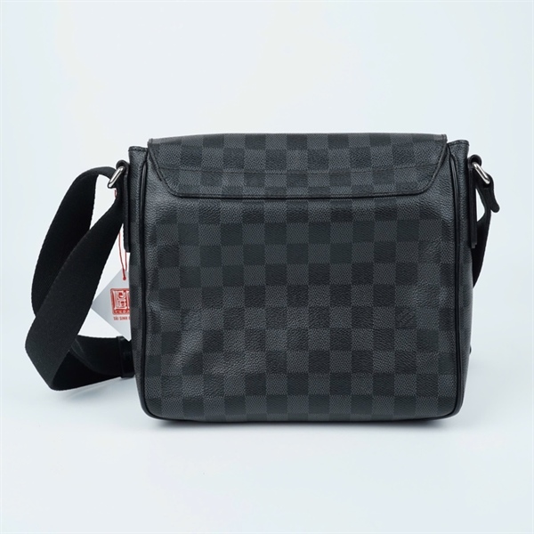 Túi LV đeo chéo ô vuông đen (FL0155) sz24 (MV) KG+