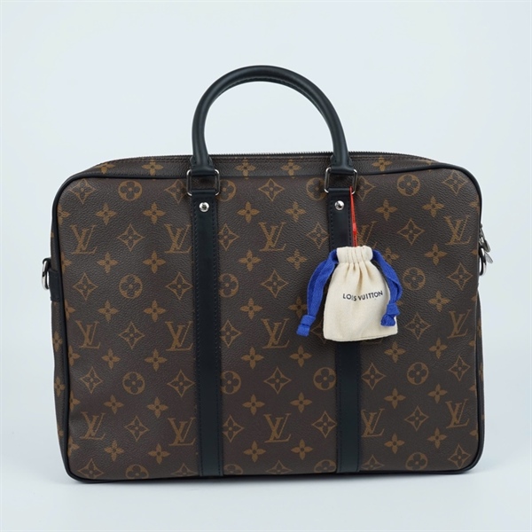 Túi LV cặp táp hoa nâu kèm ô+2 chìa sz36 (MV) KG+