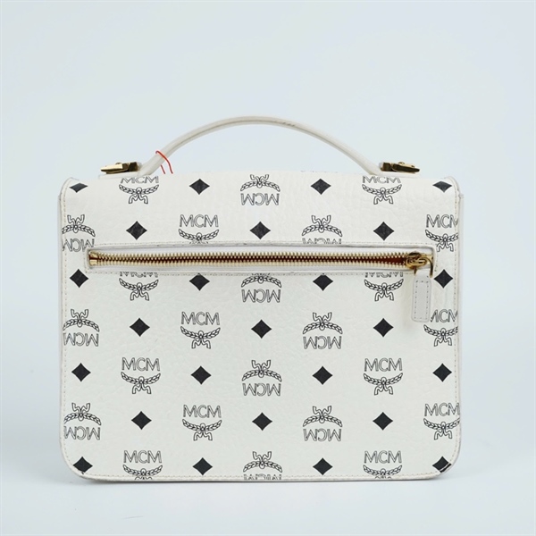 Túi MCM trắng sz24 (MV) KG+