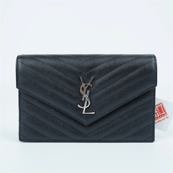 Túi YSL đen sz19 (MV) KG+