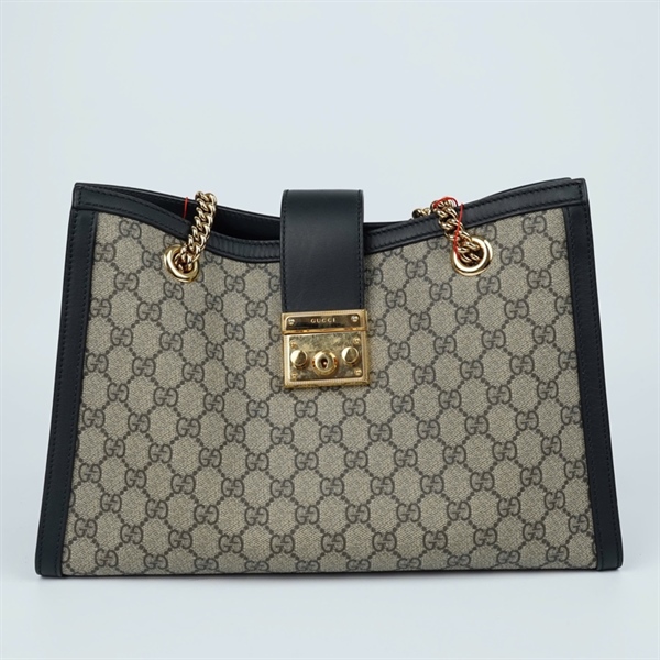 Túi GG Padlock xám (479197-204991) sz34 (MV) KG+