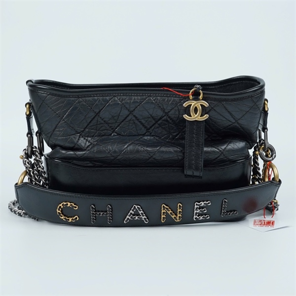 Túi Chanel Gab đen (30066699) sz24 (MV) KG+