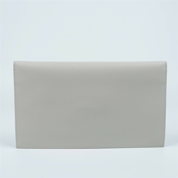 Túi YSL Clutch trắng sz27 (MV) KG+