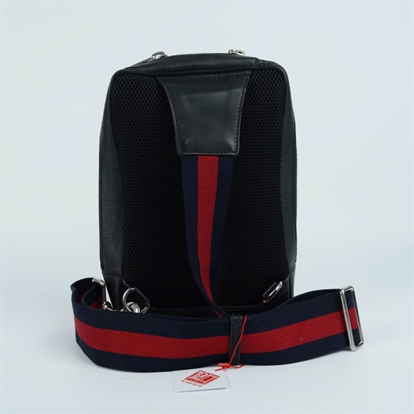 Túi GG đeo chéo đen (478325-498879) sz17-26 (MV) KG+