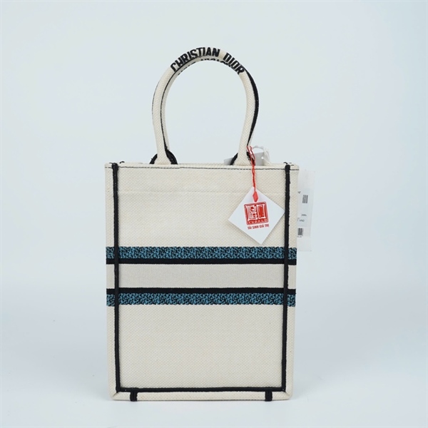 Túi Dior Tote nude in hình có lót form (50-MA-0231) sz20 (MV) KG+