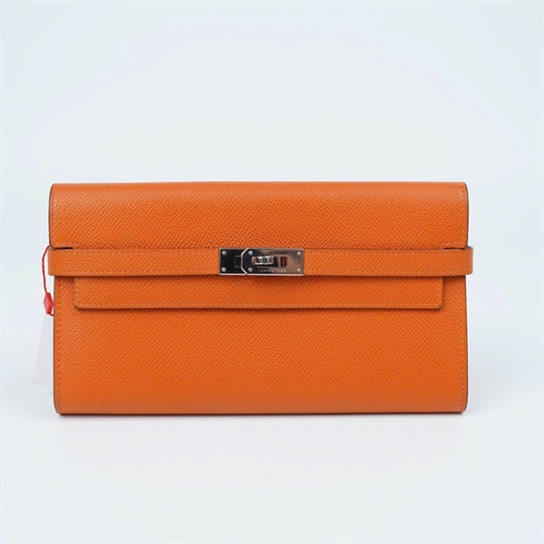 Ví Hermes cam stamp R(2014) (MV) KG+