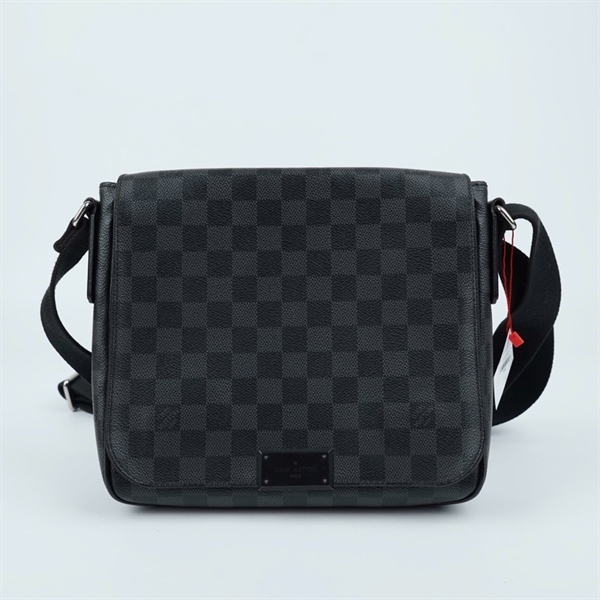 Túi LV đeo chéo ô vuông đen (FL0155) sz24 (MV) KG+