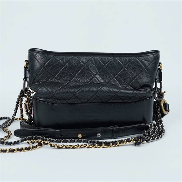 Túi Chanel Gab đen (30066699) sz24 (MV) KG+