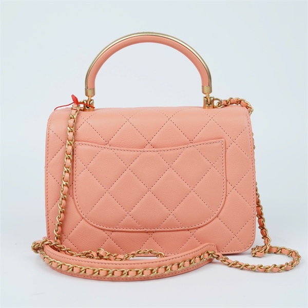 Túi Chanel cam nude (28060051) sz19 (MV) KG+