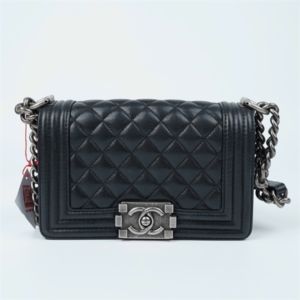 Túi Chanel Boy đen (25808289) sz20 (MV) KG+