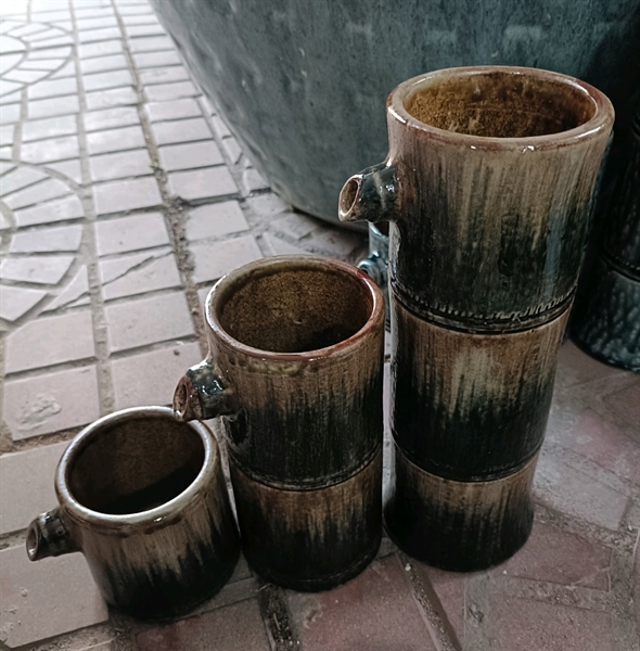 BÌNH THÁC NƯỚC BỘ 3 ỐNG TRÚC