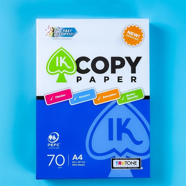 Ream giấy A4 70gsm IK Copy Paper (500 tờ) Hàng nhập khẩu Indonesia