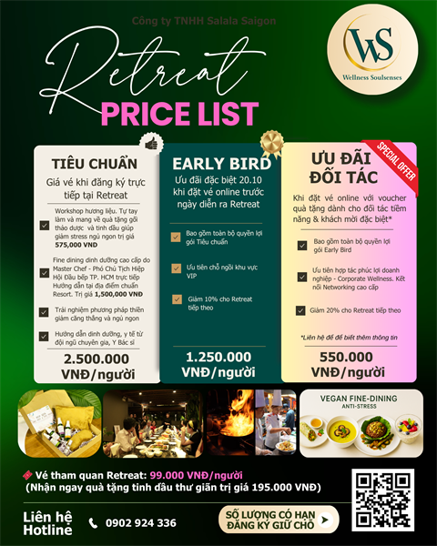 VÉ TIÊU CHUẨN (ƯU ĐÃI EARLY BIRD) 1.11.2025