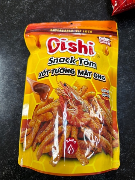 Oishi Snack Tôm Xốt Tương Mật Ong