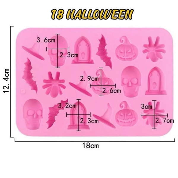 Khuôn silicon 18 hallowen