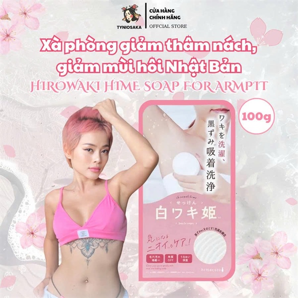 Soap Giảm Thâm Nách Shirowaki Hime 100g
