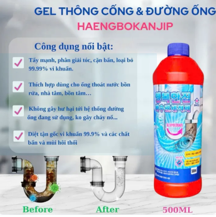 GEL THÔNG CỐNG HAENGBOKANJIP 500ML