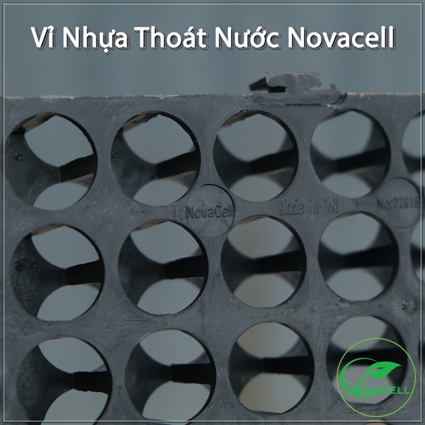 Vỉ nhựa thoát nước Novacell - khớp nối