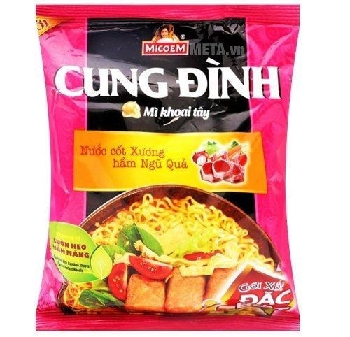 Cung Đình mì khoai tây hương vị sườn heo hầm măng 30 gói Việt Nam