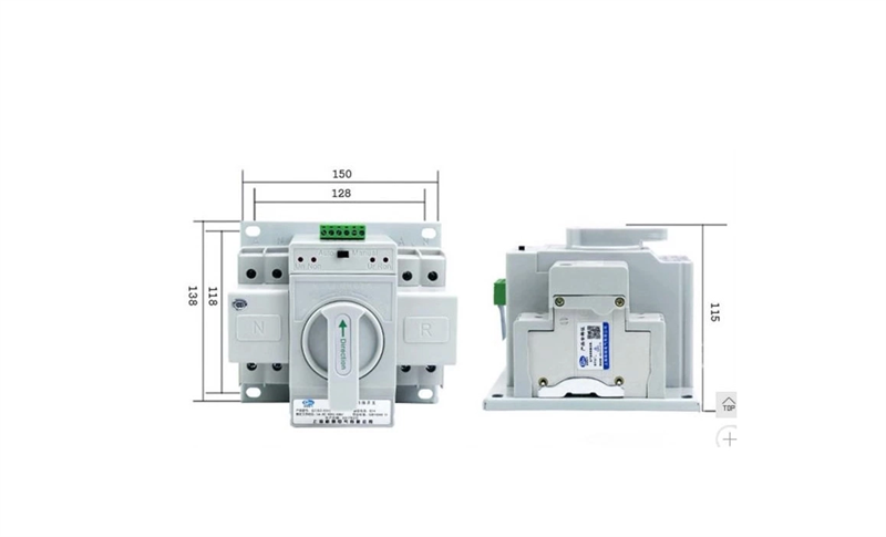 ATS chậm 1pha 63A Solar City