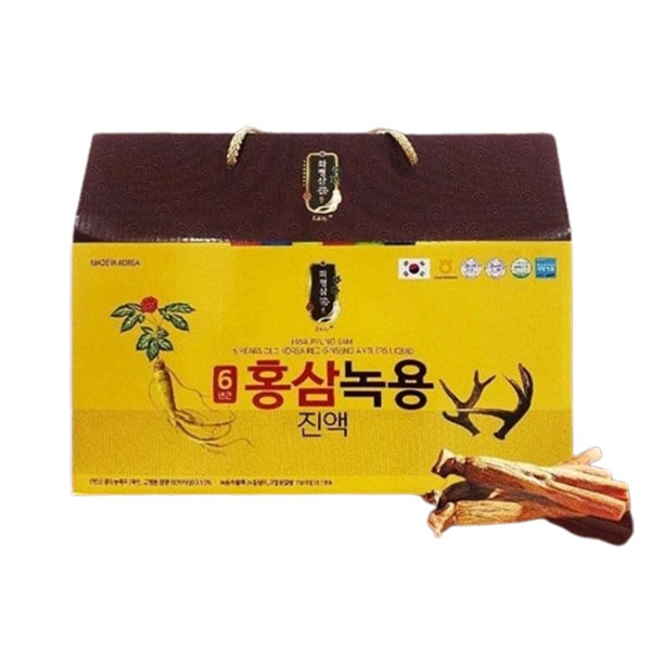 Nước Hồng Sâm Nhung Hươu Edally - Hwa Pyung Sam 6 Years Old Korea Red Ginseng Antilers Liquid