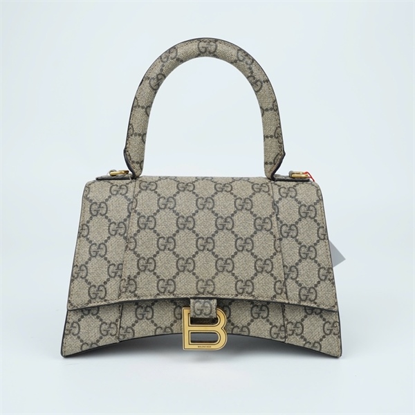 Túi GG & Balenciaga xám (681697-520981) sz22 (PN) KG+