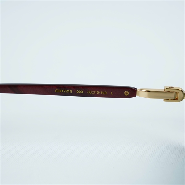 Kính GG xanh ko viền GG1221S 003 (56-16-140) (MV) KG+