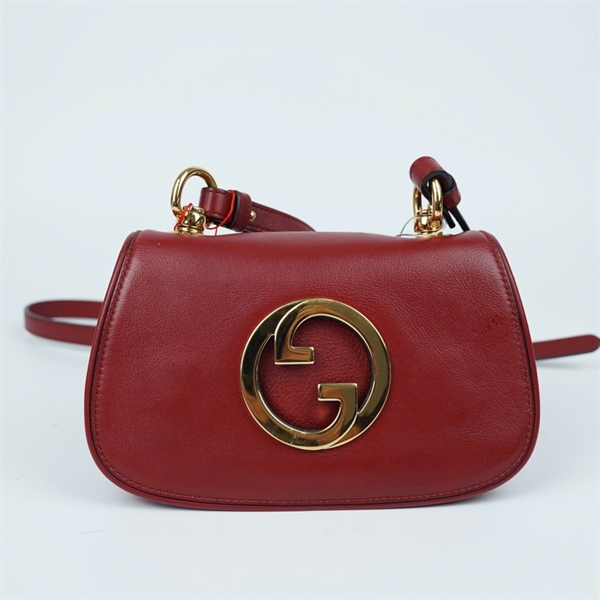 Túi GG Blondie đỏ (698643-493075) sz21 (PN) KG+