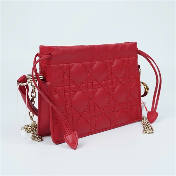 Túi Dior đỏ (56-MA-1212) sz19 (PN) KG+