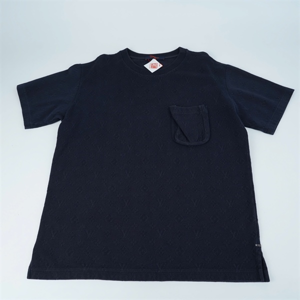 Áo thun LV hoa đen có túi hộp (MV) KG+