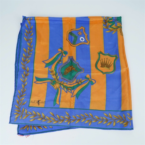 Khăn Polo xanh vàng họa tiết sz85x87 (PN) KG+