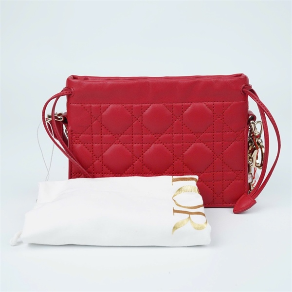Túi Dior đỏ (56-MA-1212) sz19 (PN) KG+