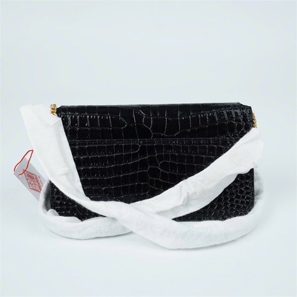 Túi YSL Phone đen dập vân sz18 (LN) KG+