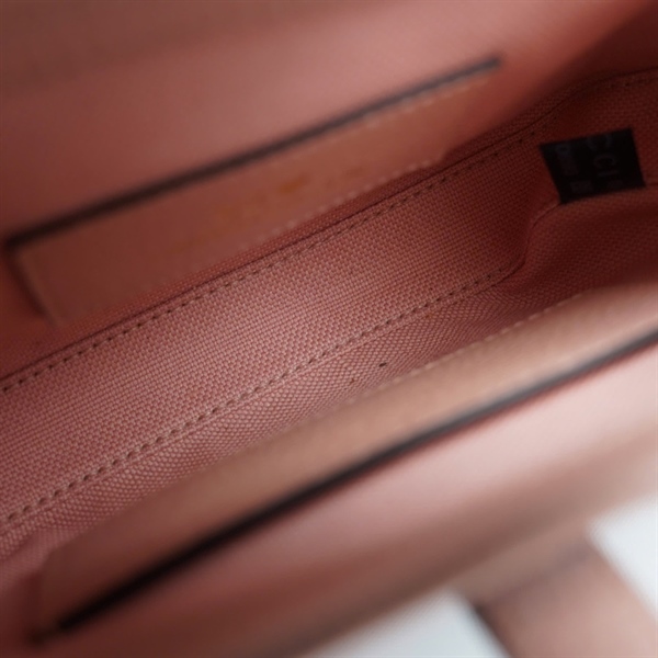 Túi GG Jackie 1961 xanh thêu hoa viền hồng (637092-562600) sz19 (PN) KG+