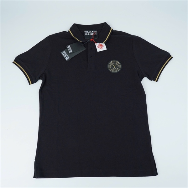 Áo thun Versace đen viền vàng (MV) KG+