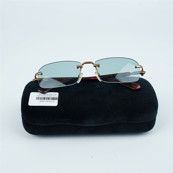 Kính GG xanh ko viền GG1221S 003 (56-16-140) (MV) KG+