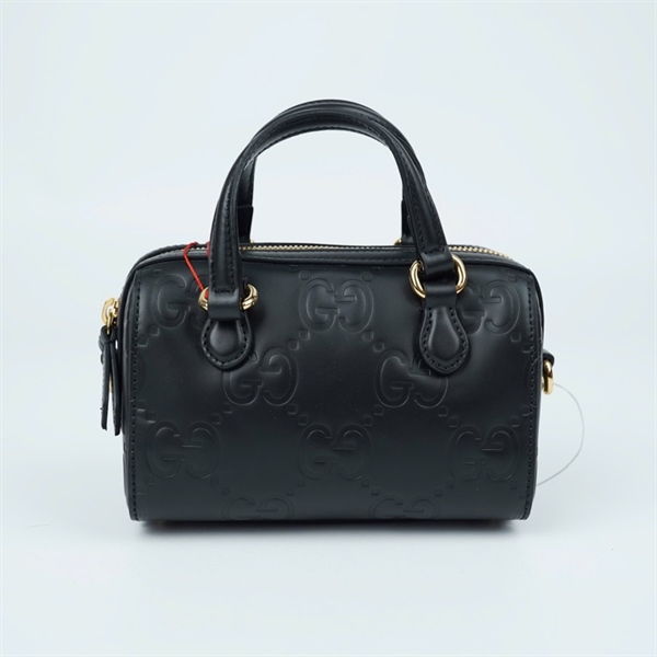 Túi GG Boston đen (790130-525040) sz16 (PN) KG+