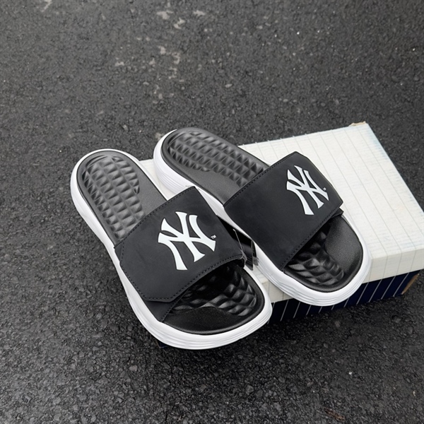 DÉP MLB NỘI ĐỊA QUAI DÁN NY LOGO TRẮNG - BW005