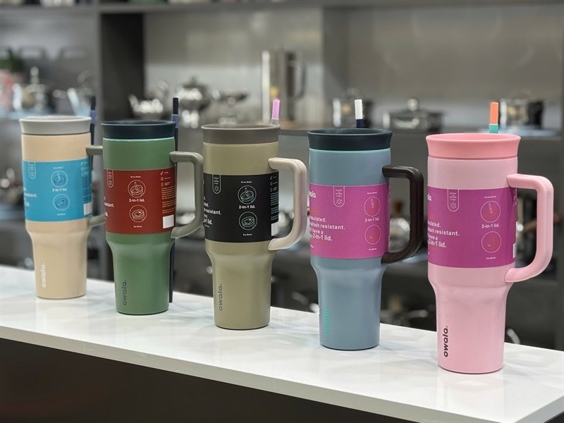 S290 - Bình Giữ Nhiệt OWALA 1185ml Xuất Dư - Xanh Lá